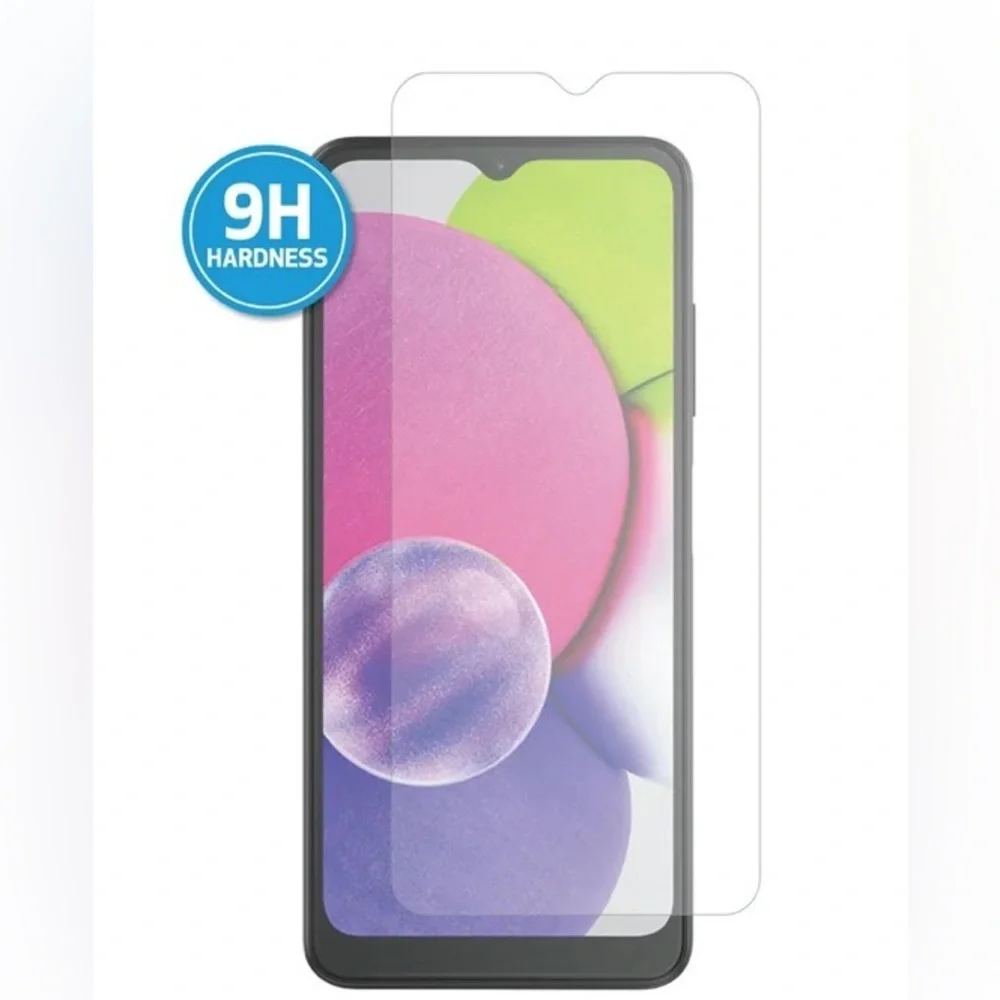 Samsung Galaxy A03s ~Tempered Glass Screen Protector - Black New